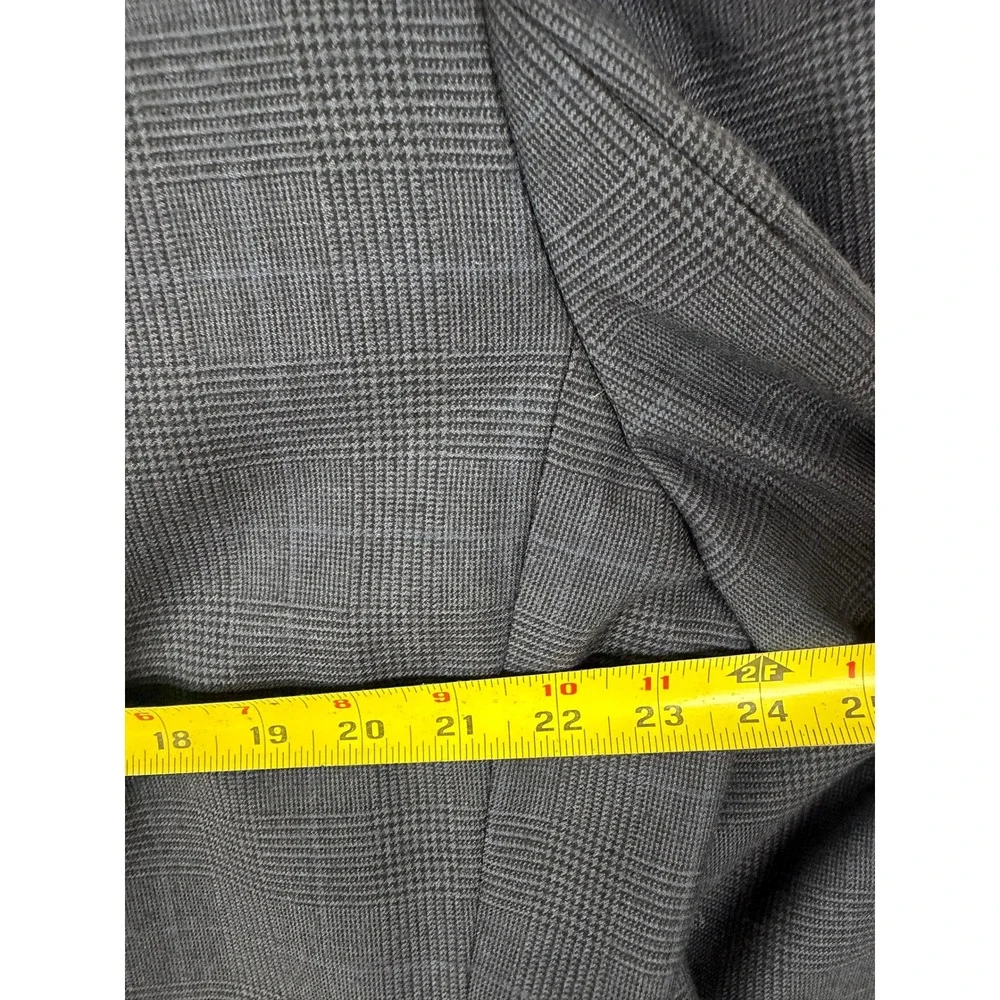 Chaps Ralph Lauren Mens 48T‎ Blue Glen Plaid 100% Wool Blazer Sport Coat Jacket